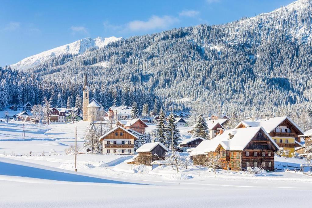 Das Almsternderl - Gemuetliche Wohnung In Gosau Esterno foto