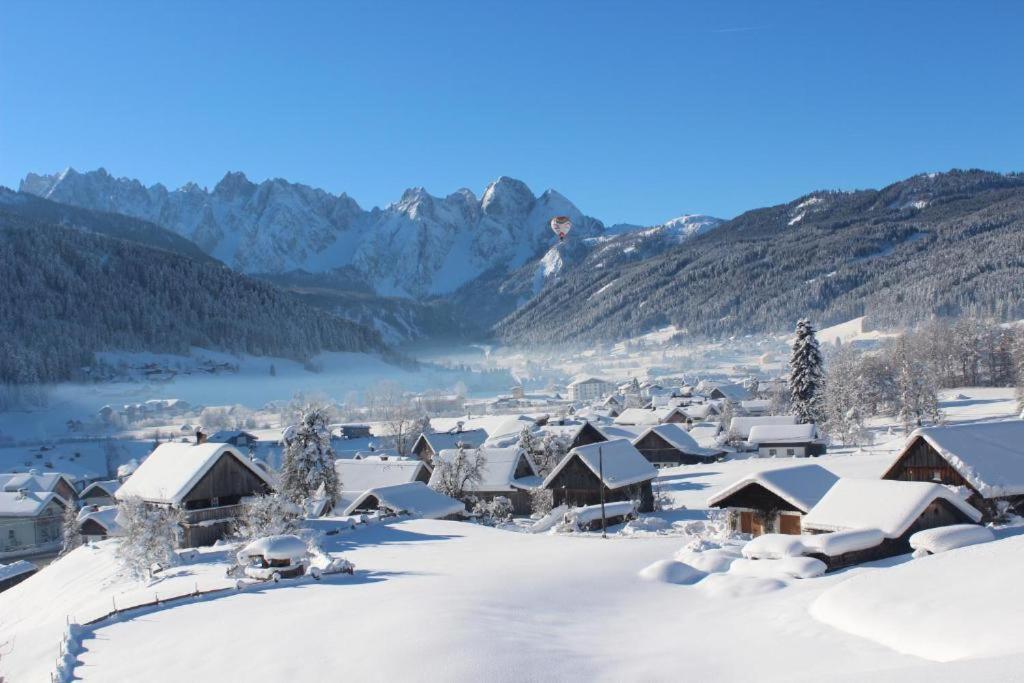 Das Almsternderl - Gemuetliche Wohnung In Gosau Esterno foto