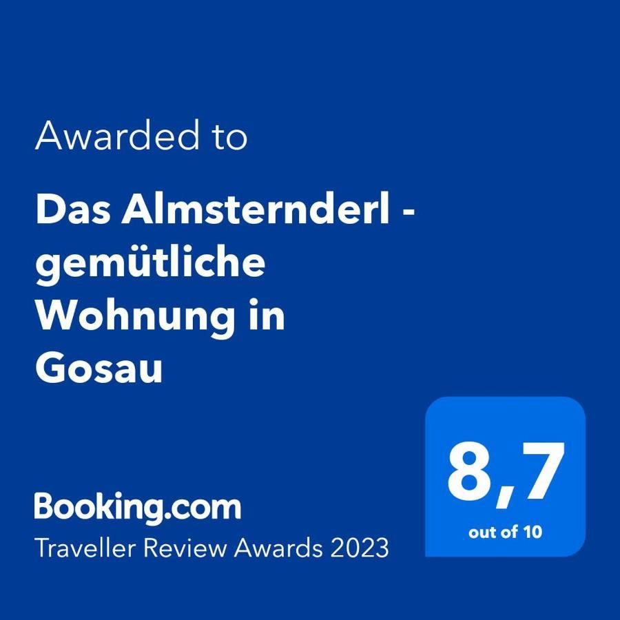 Das Almsternderl - Gemuetliche Wohnung In Gosau Esterno foto